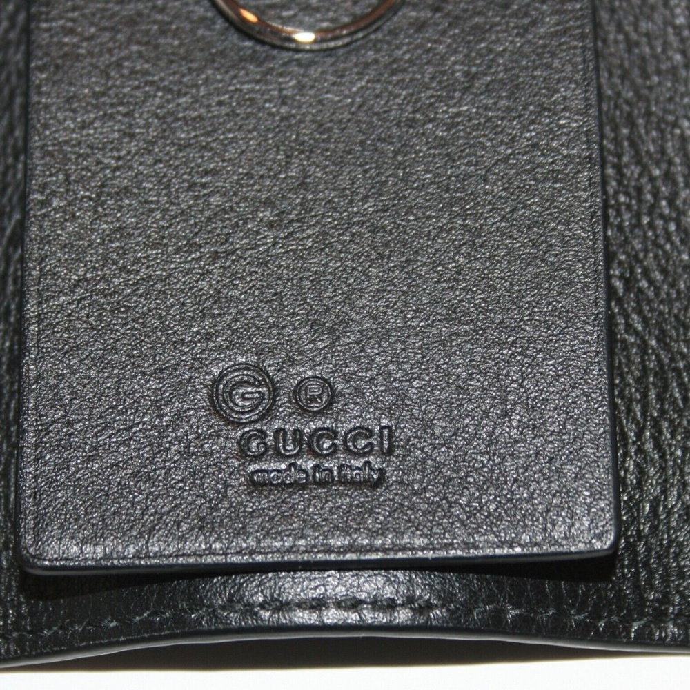 Gucci Guccissima Monogram Leather Keychain Wallet - Picture 4 of 5